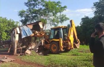 Más de 30 familias desalojadas en Pedro Juan Caballero